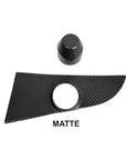 Cybertruck Windshield Wiper Motor Cover & Cap Overlay- Real Molded Carbon Fiber