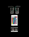 Cybertruck Interior & Door LED Colored Lighting Upgrade Kits - RGB-W with IR Remote
