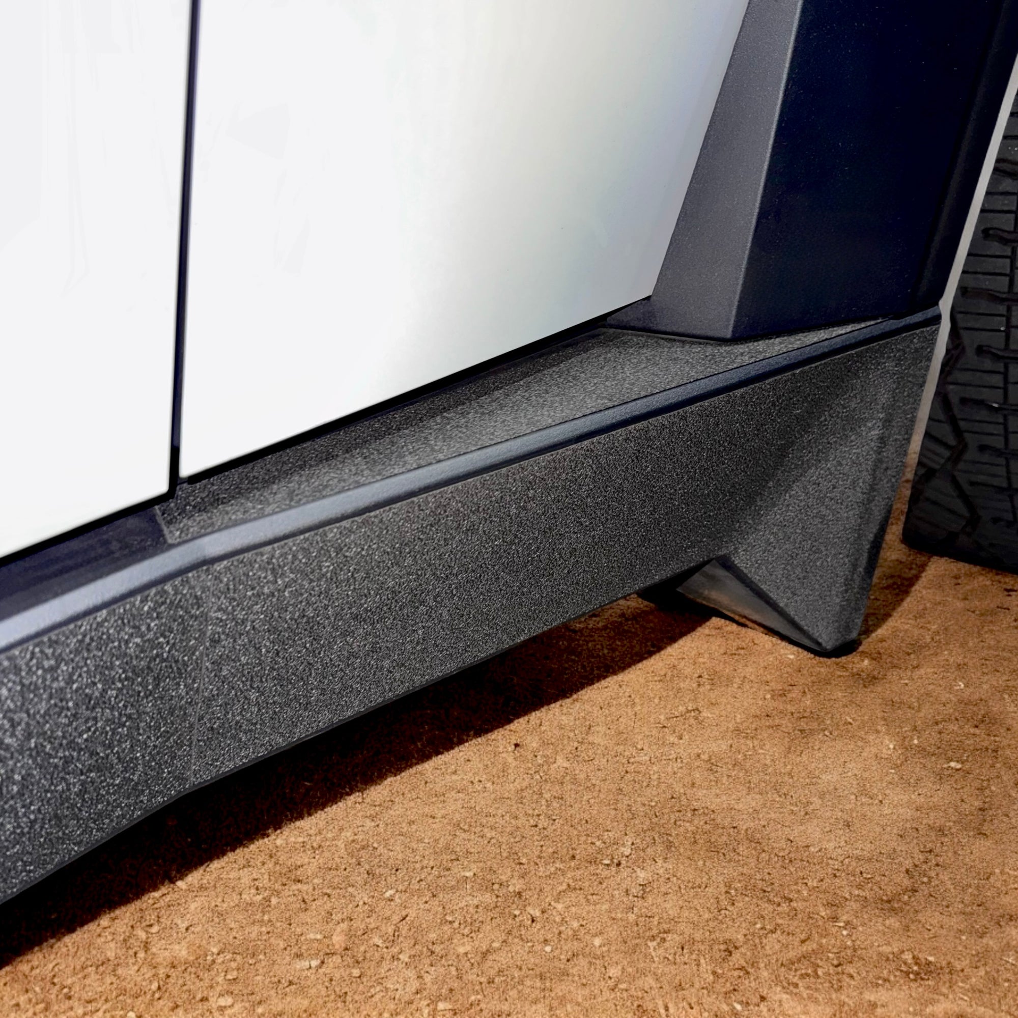 Cybertruck Rocker Panel Kit Textured Vinyl Armor (8 Pieces) Spray-On Bed Liner Look