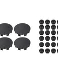 Cybertruck Center Caps & Lug Nut Covers (28 pieces)