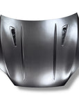2021+ | Model S Viento Robot Hood - Dual Layer with Xpel Clear Bra - Dry Molded Carbon Fiber