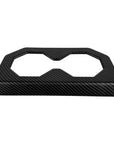 Cybertruck Backseat Cupholder Cover ABS Plastic - Hydro Carbon Fiber Coated