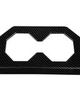 Cybertruck Backseat Cupholder Cover ABS Plastic - Hydro Carbon Fiber Coated
