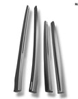 2026+ | Model Y Juniper Refreshed Extended Front & Rear Door Panel Overlays (4 Pieces) - Real Dry Molded Carbon Fiber