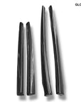 2026+ | Model Y Juniper Refreshed Extended Front & Rear Door Panel Overlays (4 Pieces) - Real Dry Molded Carbon Fiber