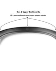 2024+ | Model 3 Highland Refreshed "Plain Weave" (Performance Look) Dashboard Replacement Kit (3 Piece Options) - Real Dry Molded Carbon Fiber