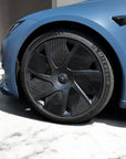 2026+ | Model S 21” Velarium Wheel Carbon Fiber Molded Spoke Inserts - 28 Piece Kit