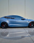 2021+ | Model S Colossal Delfino Side Skirts (1 Pair) - Real Dry Molded Carbon Fiber