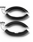 2026+ | Model Y Juniper Refreshed Steering Wheel Upper & Lower Overlays - Real Dry Molded Carbon Fiber
