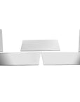 Cybertruck Rear Bumper Guard Step Plates - Glossy Black
