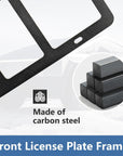Cybertruck Front License Plate Holder with Quick Release - No Drill