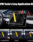 2026+ | Model Y Juniper Refreshed 9H Display Screen Protector Glass Kit with Easy Application Template Tool