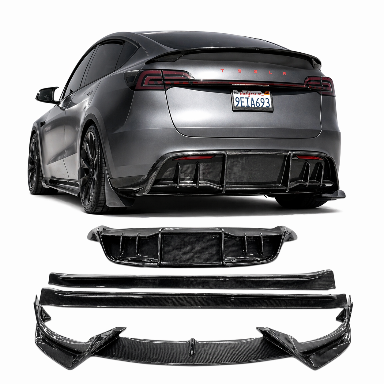 2020-2025 | Model Y Colossal Full Body Kit - Real Dry Molded