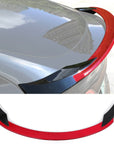 2020 - 2025 | Model Y Rear Spoiler Tail Sport Look - Glossy Black and Red