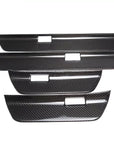 2024+ | Model 3 Highland Refreshed Door Sill Overlays (4 Pieces) - Real Dry Molded Carbon Fiber