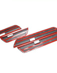 2024+ | Model 3 Highland Refreshed Door Sill Overlays (4 Pieces) - Real Dry Molded Carbon Fiber