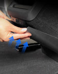 2024+ | Model 3 Highland Refreshed Rear Anti-kick Lower Cover ABS Plastic - Hydro Carbon Fiber Coated Glossy