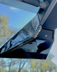 Cybertruck Rearview Mirror Delete & Full Overlay Version 2.0 - Real Dry Molded Carbon Fiber
