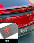 2026+ | Model Y Juniper Refreshed Tailgate Applique - Real Dry Molded Carbon Fiber