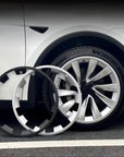 2026+ | Model Y 20" Helix 2.0 Rim Protection Snap On Covers (Set of 4)
