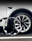 2026+ | Model Y Juniper Refreshed 20" Helix 2.0 Rim Protection Snap On Covers (Set of 4)
