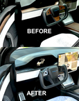 2021-2025 | Model S & X Interior Upgrade Kit "Go Plaid" (9 & 12 Piece Kit) - Real Molded Carbon Fiber - Goodbye Wood