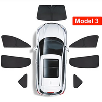 Model 3 & Y Full Interior Sunlight Block Out Kit (7-8 Pieces)