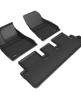 2014+ | Model S MAXpider 3D KAGU & Elegant All-Weather Front & Backseat Mats (Set of 3)