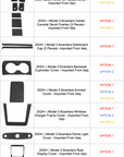 2024+ | Model 3 Highland Refreshed Full Interior Italian Alcantara Kit (17 Pieces) - Imported from Italy