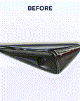 2023+ | Model 3XY Full Cover Turn Signal Overlays - Hardware 4.0 (1 Pair) - Real Dry Molded Carbon Fiber