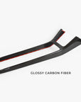 Model 3 & Y Center Console Top & Side Panel Overlays (Gen. 2) - Real Dry Molded Carbon Fiber