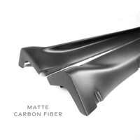 Model Y Colossal Side Skirt Overlays - Real Dry Molded Carbon Fiber