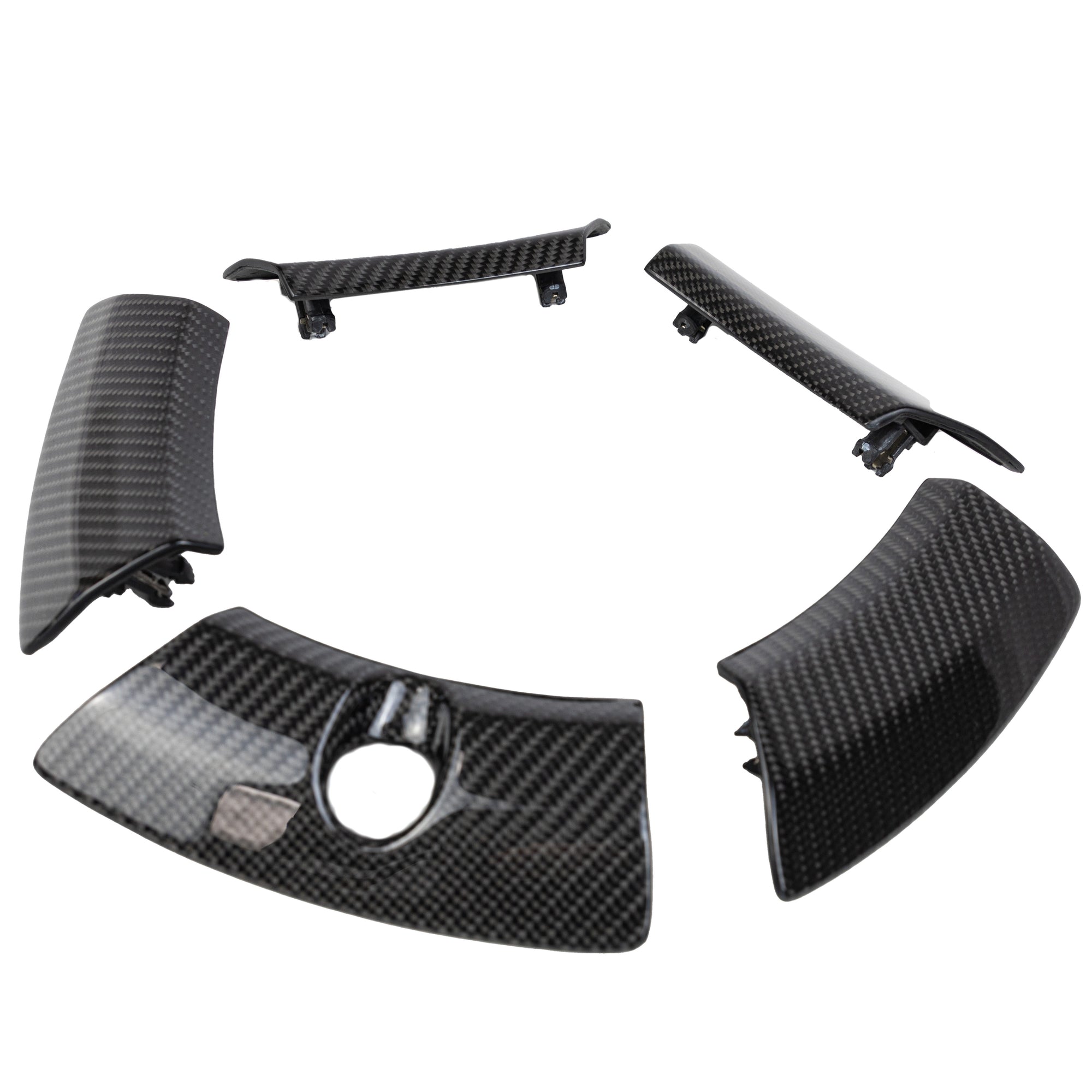 2024+ | Model 3 Performance 20” Warp Wheel Carbon Fiber Outer Rim Spoke Inserts - 20 Piece Kit