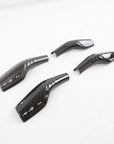 Model 3 & Y Turn Signal Stalk Covers Threaded Style - Real Molded Carbon Fiber (1 Pair)