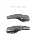 Model 3 & Y Turn Signal Stalk Covers Threaded Style - Real Molded Carbon Fiber (1 Pair)