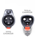 Non TESLA Charging Cable Adapter (Tesla to J1772 Standard) Short Handle (60 Amp Max)