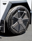Cybertruck All-Terrain Full Carbon Fiber Wheel Cap Replacement - Real Dry Molded Carbon Fiber