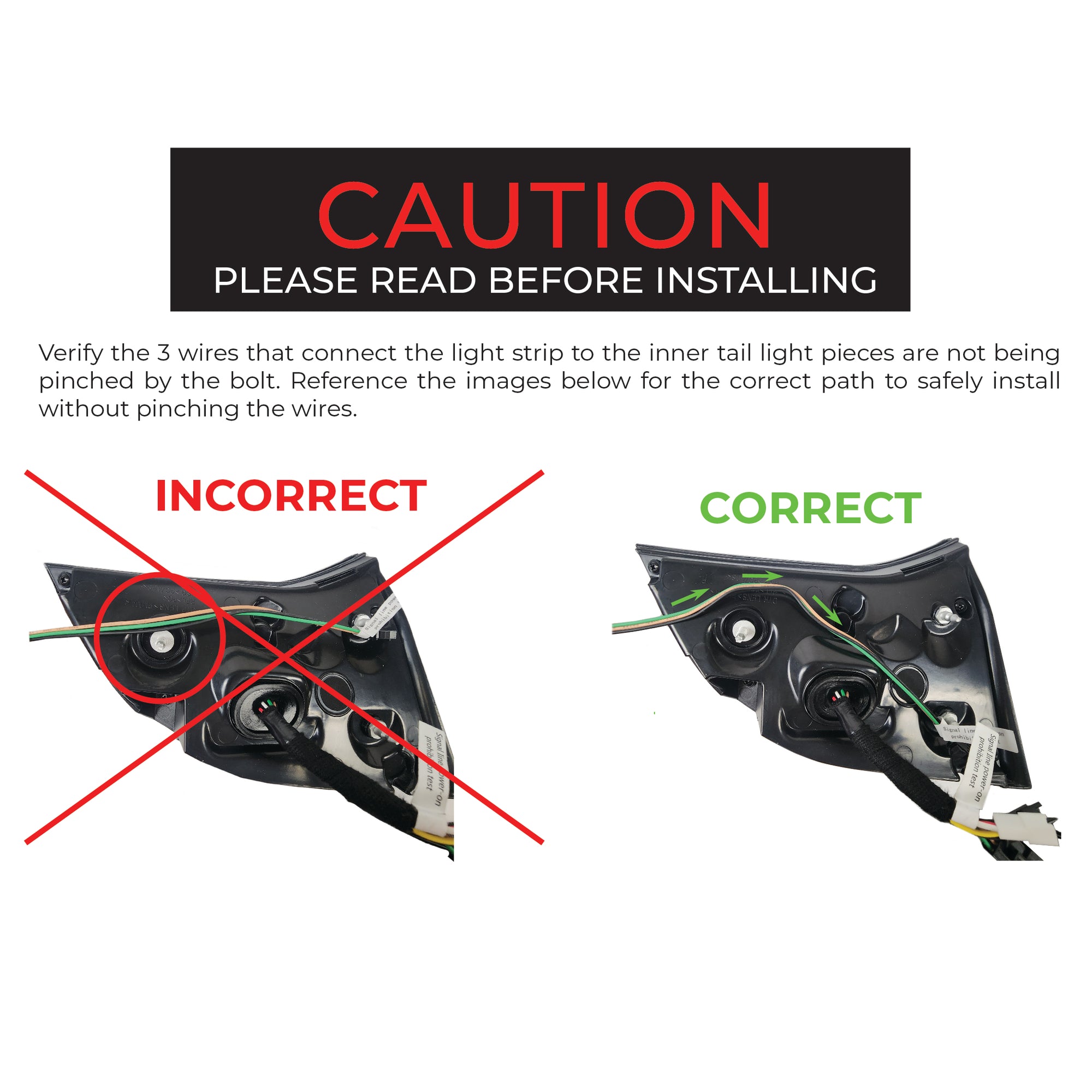 Model 3 & Y Knight-Rider Gen. 2 LED Tail Lights & Trunk Light Bar (5 Pieces)