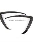 2022+ | Model X Fog Light Canards/Eyelids (1 Pair) - Real Molded Carbon Fiber