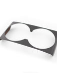 2026+ | Model Y Juniper Refreshed "Plain Weave" (Performance Look) Center Console & Front Cup Holder Overlay 1.0 (4 Piece kit) - Real Dry Molded Carbon Fiber