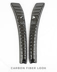 2024+ | Model 3 Highland Refreshed Trunk Sill Plate Cover (2 Pieces) - Carbon Fiber & Brushed Black Look