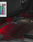 2021+ | Model S & X Backseat RGB LED Lighting Upgrade Kit (4 Lights & IR Remote)