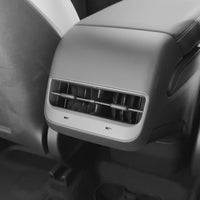 Model 3 & Y Backseat Air Vent Cover Frame- Satin Black
