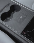 Model 3 & Y Center Console Overlays (Gen. 2) Version 2 - Real Molded Carbon Fiber