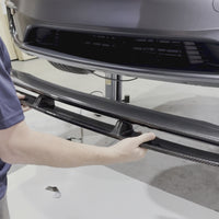 Model Y Viento Plus Front Lip Overlay Spoiler - Real Dry Molded Carbon Fiber