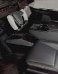 Cybertruck Lower Front Dashboard Overlay - Real Dry Molded Carbon Fiber