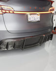 2020-2025 | Model Y Colossal Rear Replacement Diffuser - Real Dry Molded Carbon Fiber