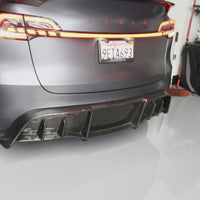 Model Y Colossal Rear Replacement Diffuser - Real Dry Molded Carbon Fiber