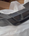 2022+ | Model X Colossal Rear Replacement Diffuser - Real Dry Molded Carbon Fiber