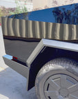 Cybertruck Rear Bumper Guard Step Plates - Glossy Black
